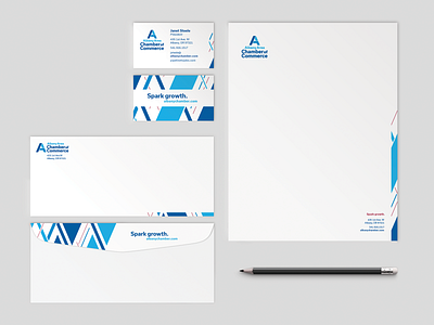 Albany Area Chamber of Commerce Stationery patterns stationery stationery design