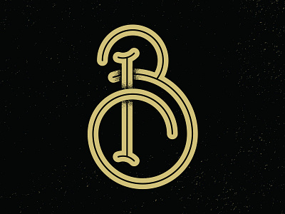 B b illustration type typography