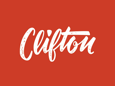 Clifton clifton lettering script texas type typography