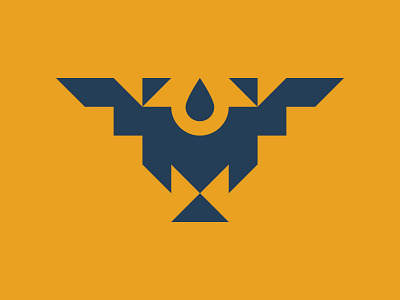 PHX bird geometric geometry logo phoenix
