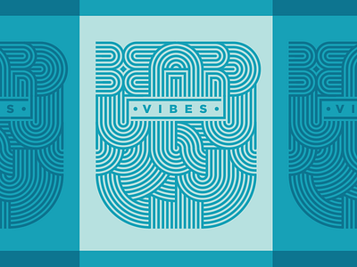 Full Beard beard illustration lettering stripes typography vibes