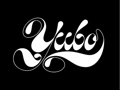 Yubo flourishes lettering spencerian lettering yubo