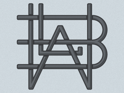 WLB Monogram interlocking monogram typography