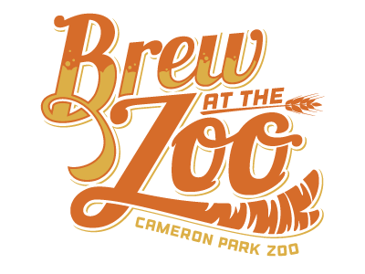 Brew at the Zoo beer brew typography zoo