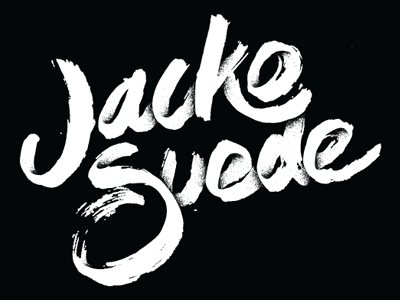 Jacko Suede WIP brush jacko lettering suede typography