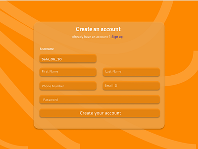 Designing a sign up page : ) dailyui design freshman newbiedesigns ui