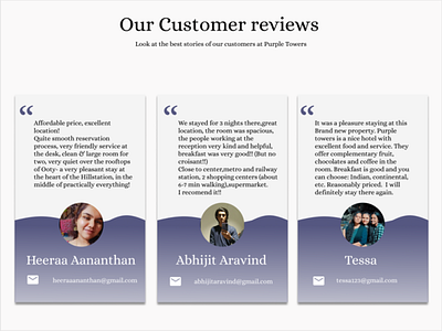 Testimonials Page dailyui design freshman newbiedesigns ui