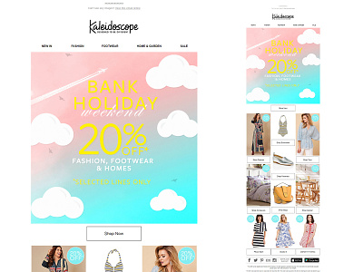 Kaleidoscope.co.uk Email Design and Build css design email design html photoshop