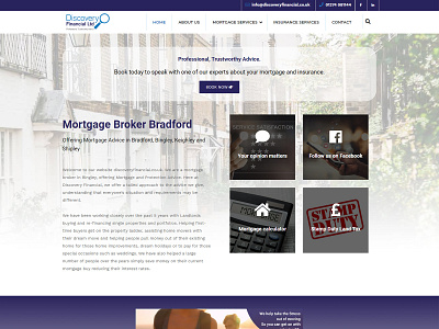 Discoveryfinancial.co.uk Wordpress Website css design html photoshop website wordpress