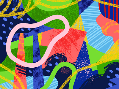 Texture Experiment 1 colorful confetti design illustration illustrator party pattern photoshop shapes texture vector
