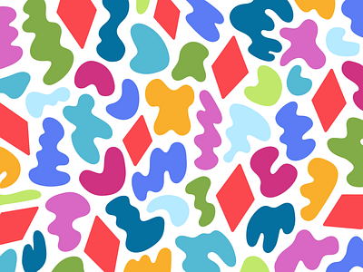 Rainbow Shapes 2 🌈 colorful confetti illustration illustrator party pattern shapes vector