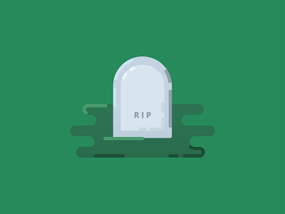 Unused Headstone flat graveyard icons illustration ui vector