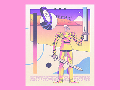Character design - abstract comic - 6 character character design color composition design dribbble gradients illustration shapes