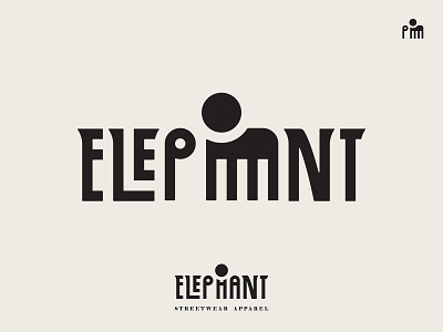 Streetwear Apparel - Elephant branding design icon identity illustration logo mark typography vector