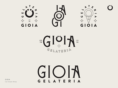 Gioia brand brand identity logo mark