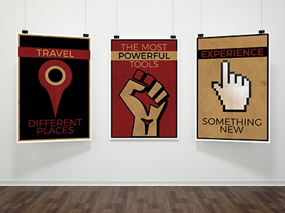 Internet Poster Design fist hand internet poster location mouse pin poster poster design propaganda red and black triple poster