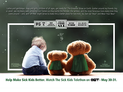 Hospital for Sick Children Foundation: Wear Your Bear Campaign apparel design branding copywriting design graphic design illustration marketing communications thepoddotme typography