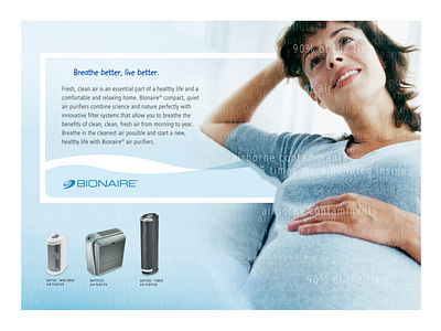 BIONAIRE AIR PURIFIERS: Purify Your Indoor Comforts branding design graphic design illustration thepoddotme typography