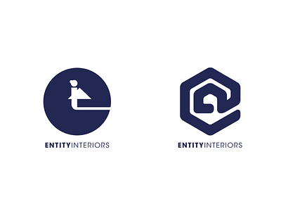 Logo Design: ENTITY Interiors - Interior Designer branding design graphic design logo thepoddotme