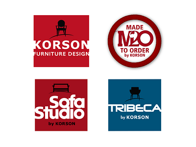 Logo Design: Korson Furniture Design - Furniture Imports branding design graphic design illustration logo thepoddotme typography vector