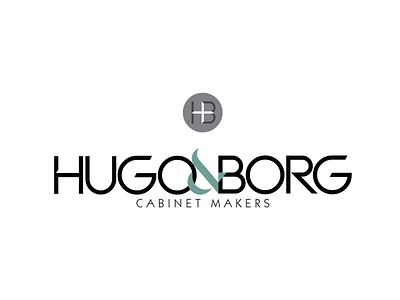 Logo Design: HUGO & BORG Cabinet Makers branding design graphic design logo thepoddotme typography vector