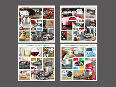 Kitchen Stuff Plus - 'The Kitchen Is Still King' - Weekly Flyers branding design graphic design thepoddotme typography