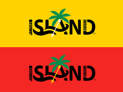 Jamaica Island Cuisine - Logo Design branding design graphic design illustration logo thepoddotme typography vector