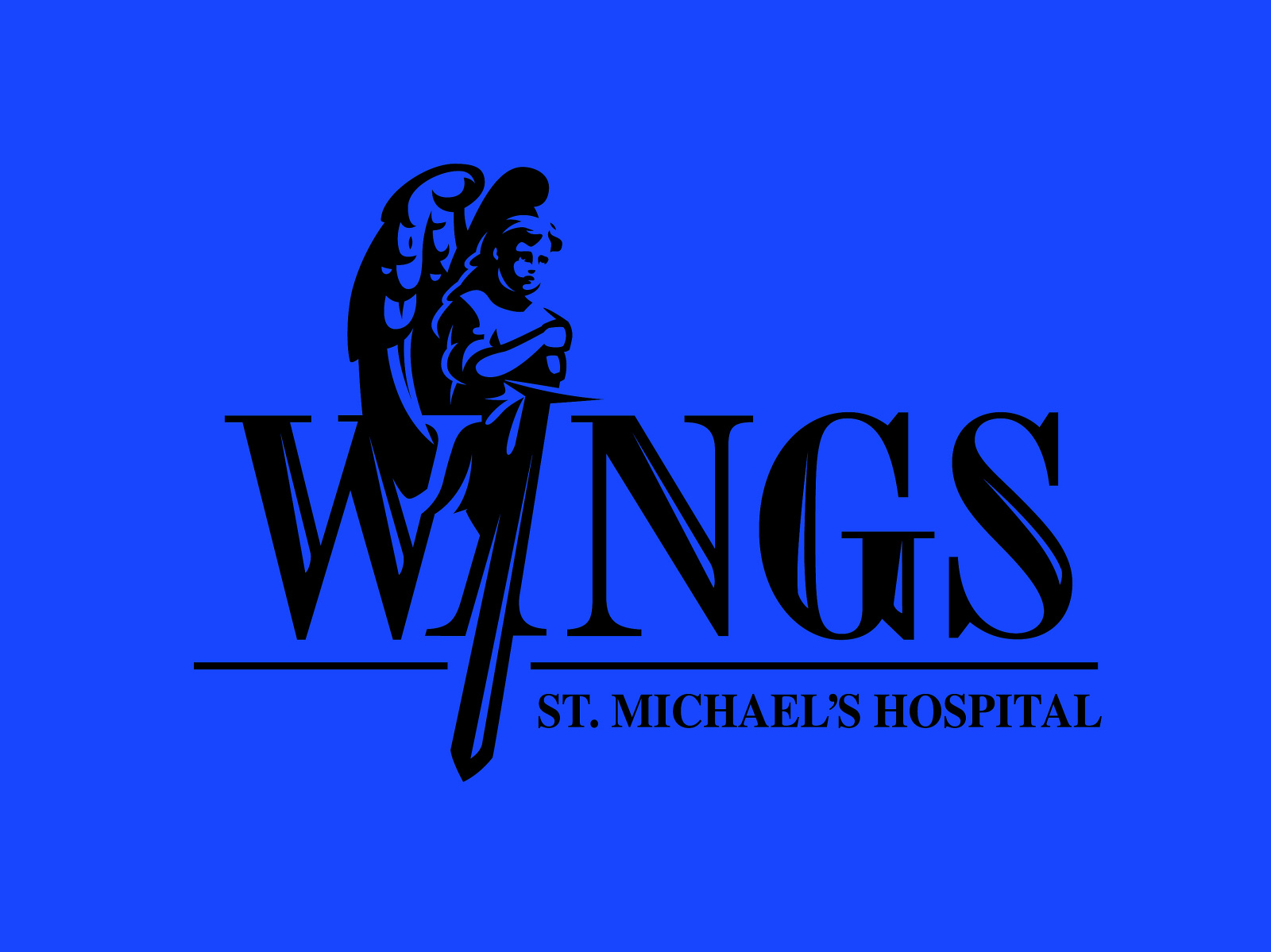 Wings Newsletter St Mike's Hospital Logo Design by The POD Agency on