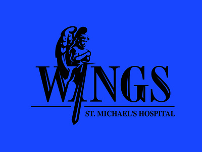 Wings Newsletter - St Mike's Hospital: Logo Design branding design graphic design logo thepoddotme typography vector