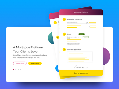 Loanflare landing page
