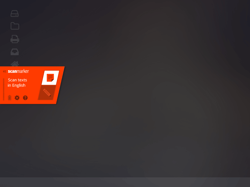 Scanmarker desktop app design desktop app scanning software uxui widget