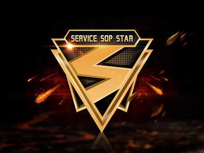 service sop star cartoon icon illustration logo medal photoshop sop