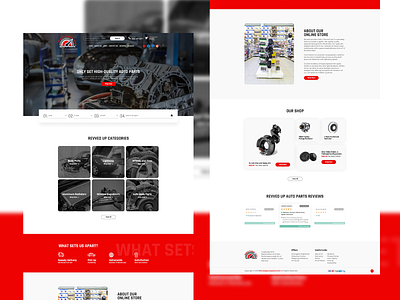 Webpage - Auto parts website