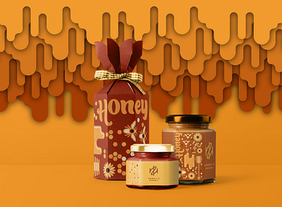 Henry's Honey - Redesign brand branding color design illustration logo typography vector