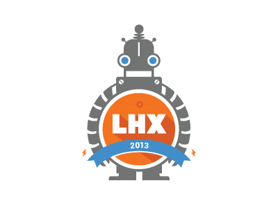 LHX 2013 character illustration logo magic robot start up vector