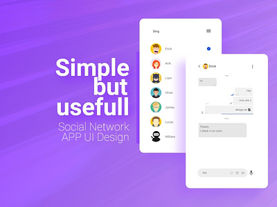Social Network UI Design
