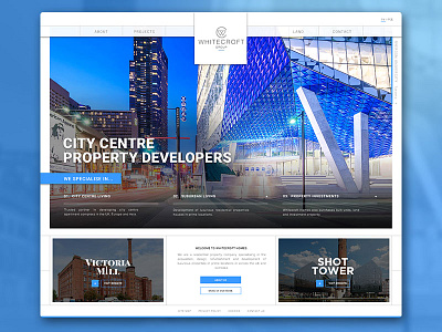 Property Development Website branding property redesign website