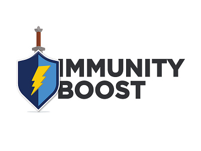 Immunity Boost branding icon illustration logo