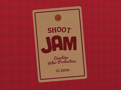 ShootJam Branding & Website branding gingham logo twee