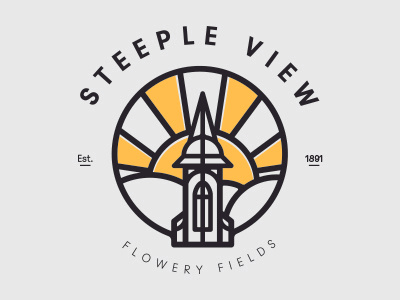 Housing Development Brand brand branding church illustration line logo mark steeple