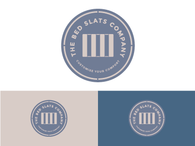 😴 🛏️ Bed Slats Co Branding 🛏️ 😴 bed brand branding logo