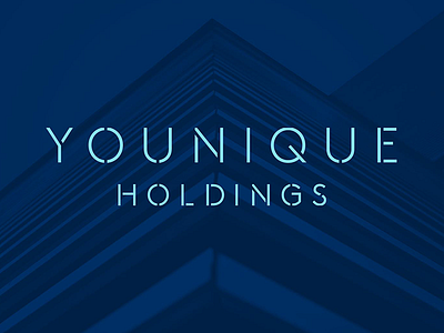 Younique Holdings Logo blue brand logo property