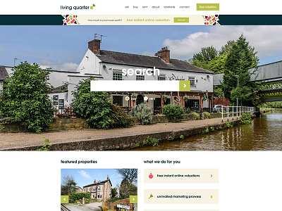 Estate Agent Website and Brand Refresh brand branding local property web web design