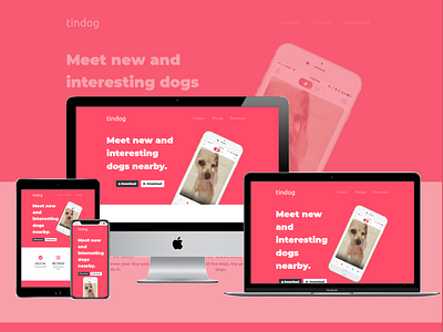 Pup App Landing Page