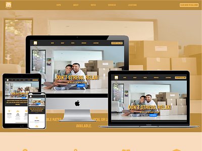 Ready Move Moving Website web design