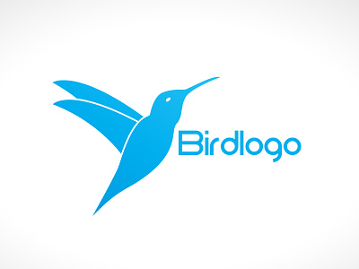Elegant Humming Bird Logo