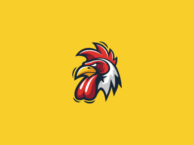 Majestic Rooster Mascot Logo | eSports Logo chicken esports gaming logo mascot rooster sale