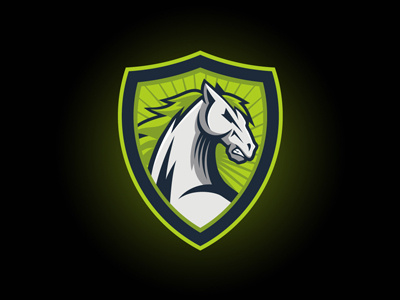 Magestic Stallion Logo Stallion Mascot Logo | eSports Logo esports gaming logo mascot sale sports stallion