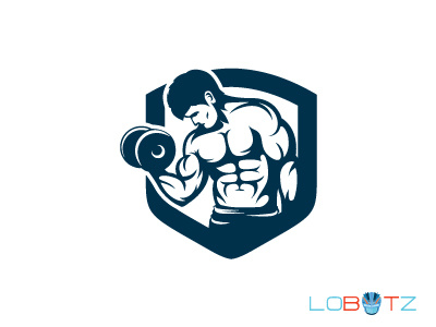Strong BodyBuilding Logo Fitness Logo