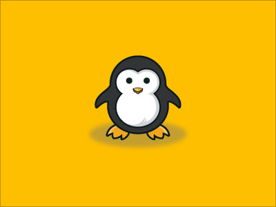 Creative and Cute Penguin Logo